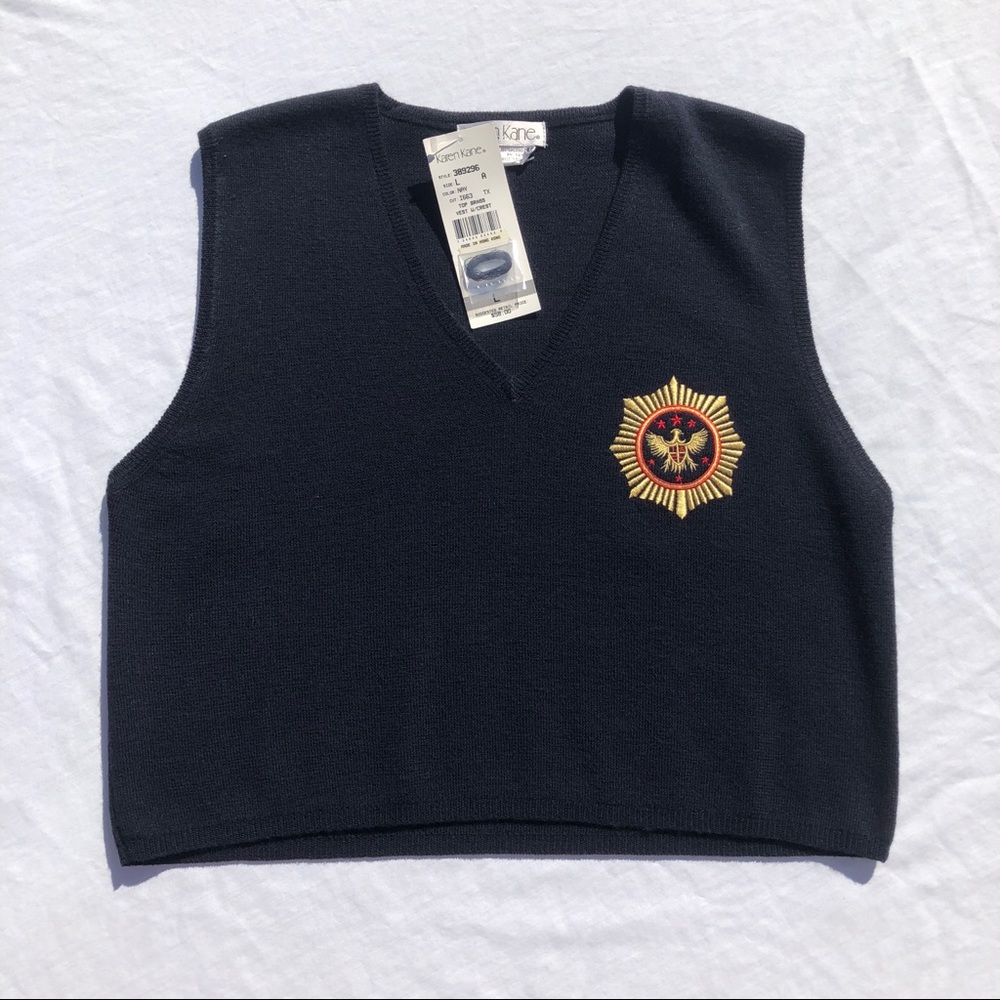 Karen Kane Cropped Wool Sweater - Picture 1 of 8